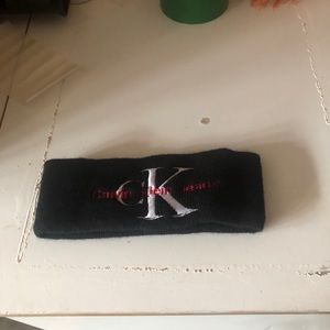 VTG Calvin Klein jeans headband sweatband